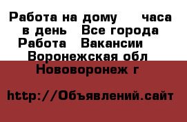 Работа на дому 2-3 часа в день - Все города Работа » Вакансии   . Воронежская обл.,Нововоронеж г.